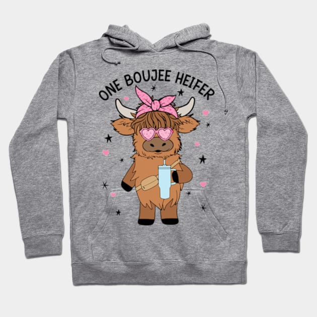 One Boujee Heifer Hoodie by JanaeLarson